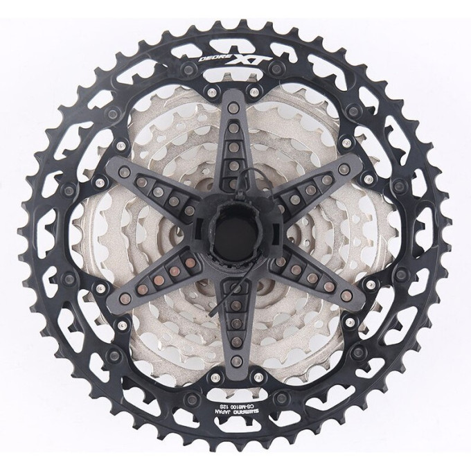 Кассета SHIMANO DEORE XT CS-M8100, 12 скоростей, HYPERGLIDE+, 10-51Т