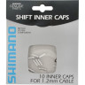 Концевик SHIMANO алюминиевый для троса переключателя, 10 штук Y62098060