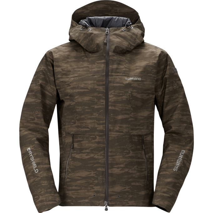 Куртка утеплённая SHIMANO RB-04JS DRYSHIELD коричневый камуфляж M