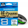 Леска плетёная SHIMANO KAIRIKI 4 PE 150 м разноцветная 0.19 мм 11.6 кг