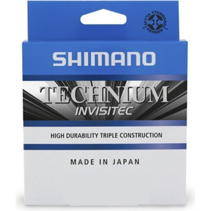 Леска плетёная SHIMANO TECHNIUM INVISI 150м прозрачная 0,355мм 12кг