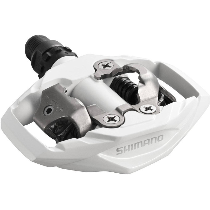 Педали SHIMANO, M530, SPD, с шипами, белый