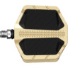 Педали велосипедные SHIMANO EF205, топталки, алюминий, золотой