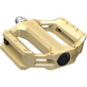 Педали велосипедные SHIMANO EF205, топталки, алюминий, золотой