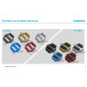 Педали велосипедные SHIMANO EF205, топталки, алюминий, золотой