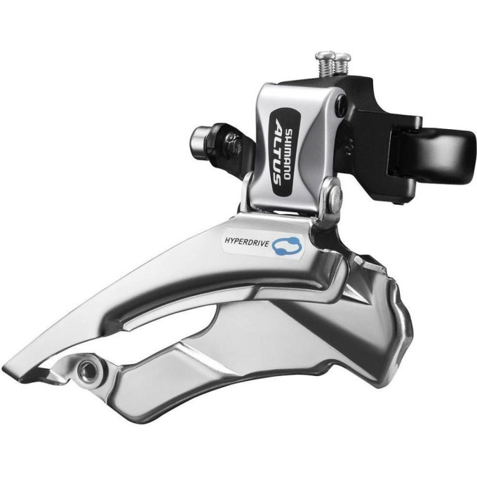 Переключатель передний SHIMANO ALTUS, M313, универсальная тяга, универсальный хомут, угол:63-66, для 42/48T