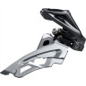 Переключатель передний SHIMANO DEORE, M6000-H, для 3x10 скоростей, верхний хомут, side-swing, верхняя тяга