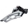 Переключатель передний SHIMANO DEORE, M6000-M, side-swing, на хомут, для 3x10 скоростей, верхняя тяга, черный