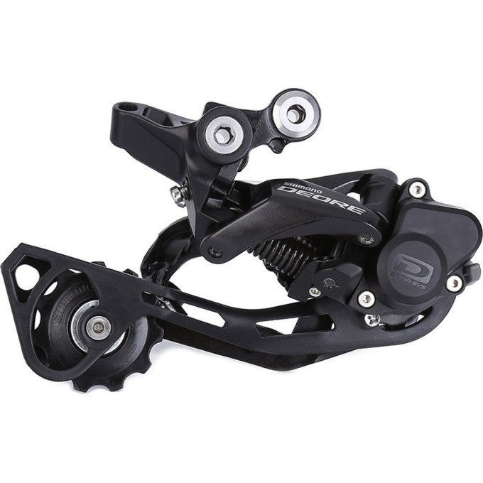 Переключатель задний SHIMANO DEORE, M6000, SGS, 10 скоростей, черный