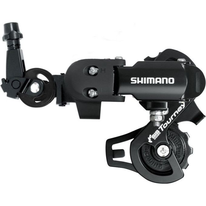 Переключатель задний SHIMANO TOURNEY, FT35, супер короткая лапка, 6/7 скоростей