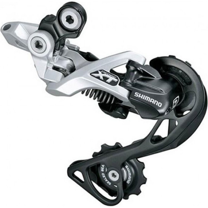 Переключатель задний SHIMANO XT, M781, SGS, 10 скоростей, черный