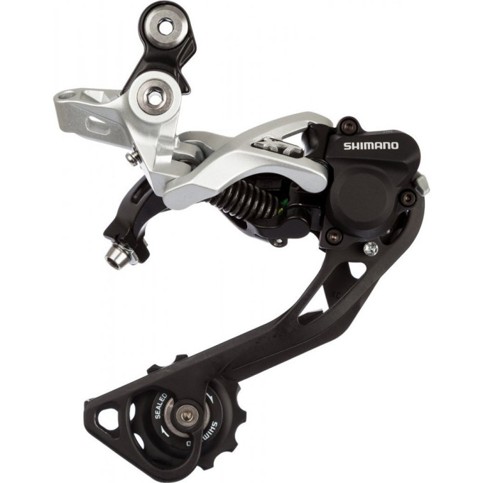 Переключатель задний SHIMANO XT, M786, SGS, 10 скоростей, серебристый RD+