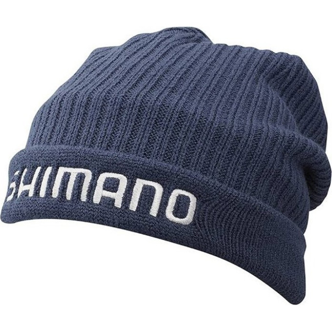 Шапка SHIMANO BREATHHYPER+ FLEECE KNIT INDIGO REGULAR SIZE WATCH CAP