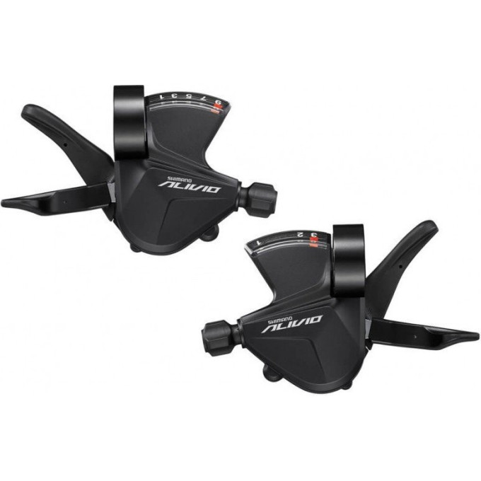 Шифтер SHIMANO ACERA, M3100, левый/правый, 3x9 скоростей, тросы.+оплетка