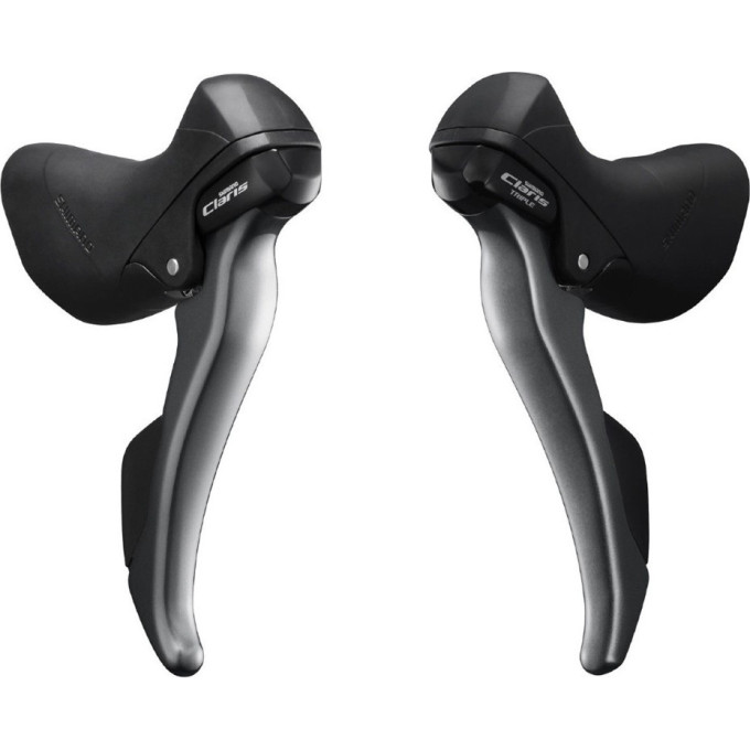 Шифтер SHIMANO CLARIS, R2000, левый/правый, 2X8 скоростей, трос+оплетка, для плоского руля