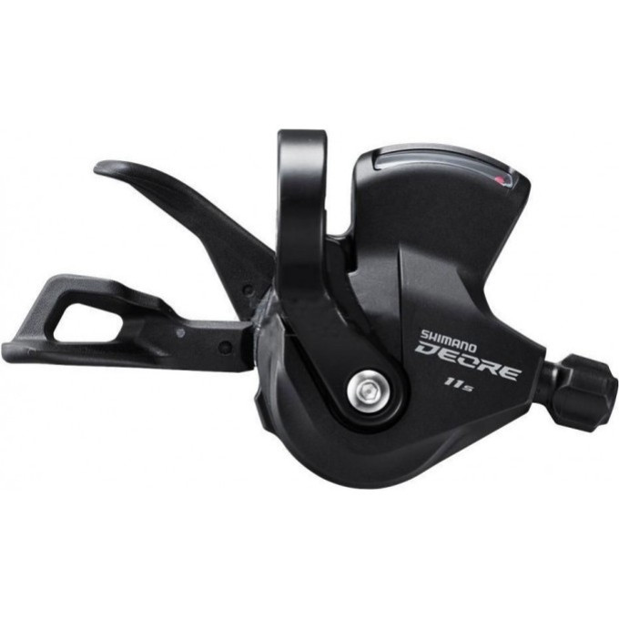 Шифтер SHIMANO DEORE, M4100-R, правый, 10 скоростей, крепление I-Spec EV, с индикатором, трос 2050мм с SP41 1880мм
