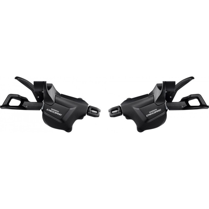Шифтер SHIMANO DEORE, M6000-IR, правый, 10 скоростей, I-SPEC II, без индикатора, трос 2050 мм