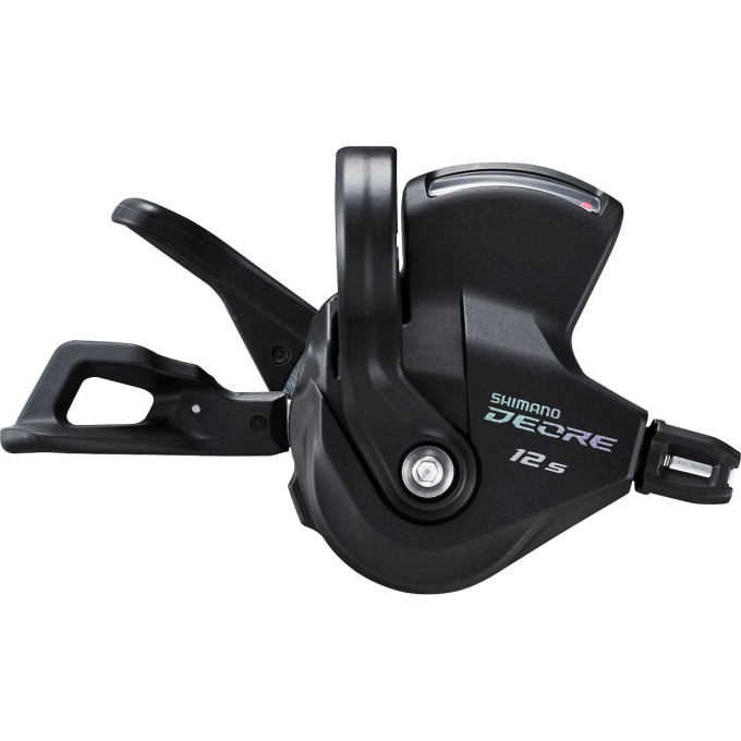Шифтер SHIMANO DEORE, M6100-R, правый, 12 скоростей, на хомут, c индикатором, трос 2050мм с SP41 1880мм