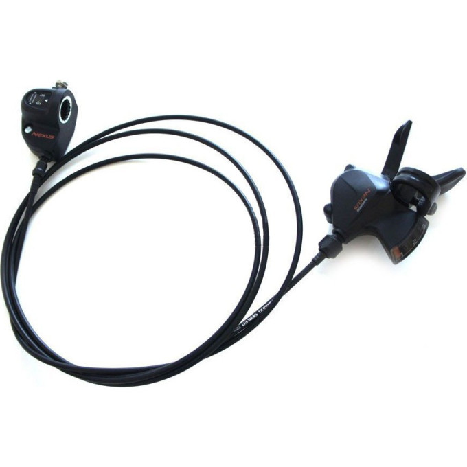 Шифтер SHIMANO NEXUS, C2010-3, правый 3 скорости, трос 2200мм, с SM-BC06 черный