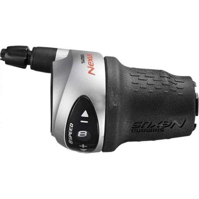 Шифтер SHIMANO NEXUS, C6000-8, правый, 8 скоростей, трос 2330мм + оплетка, серебристый