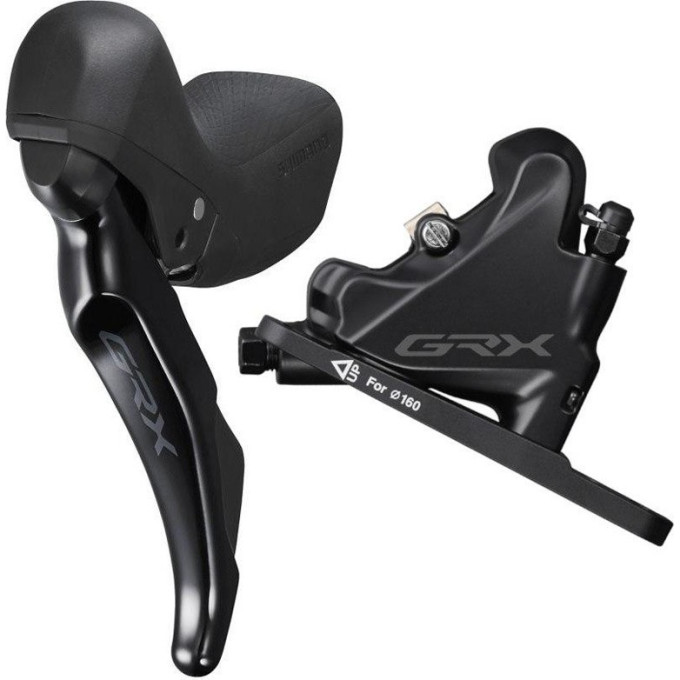 Шифтер/Тормозная ручка SHIMANO GRX, ST-RX400/BR-RX400, ЛЕВЫЙ, НА 2СК. ПОД ДИСК. ТОРМ