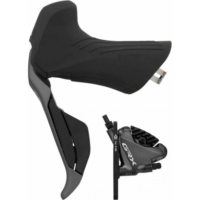 Шифтер/Тормозная ручка SHIMANO GRX, ST-RX815/BR-RX810, ЛЕВЫЙ, НА 2СК. ПОД ДИСК. ТОРМ.