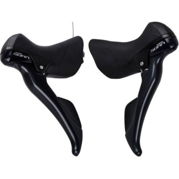 Шифтер/Тормозная ручка SHIMANO SORA, R3000, левый/правый, 3X9 скоростей, трос+оплетка