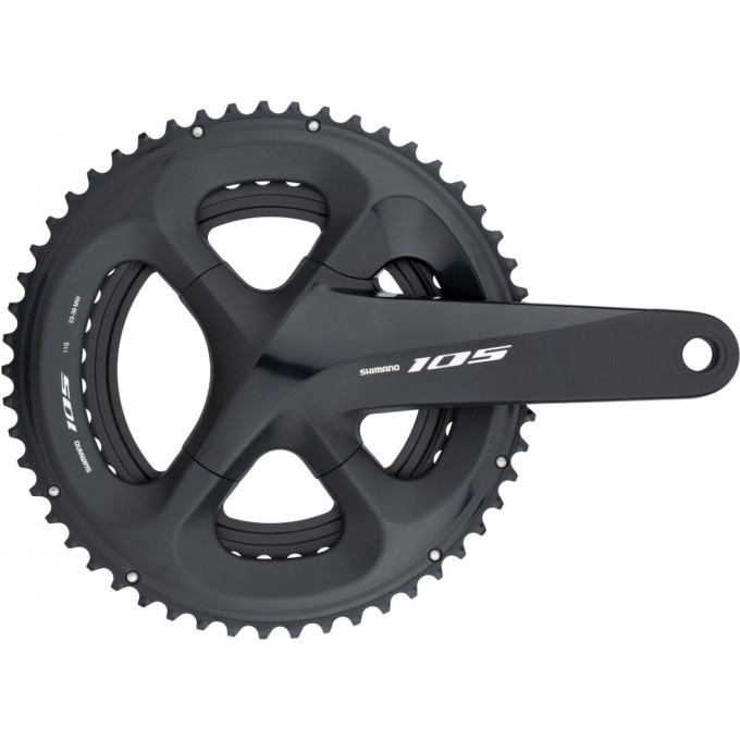 Система SHIMANO 105, R7000, 11 скоростей, 175 мм, 53/39T, черный