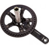 Система SHIMANO ALFINE, S501, 170 мм, интегрированный вал, 45T с кареткой, защита одинарная, черный