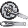 Система SHIMANO ALIVIO, M4050, 9 скоростей, 175 мм, интегрированный вал, с защитой, 40/30/22T