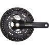 Система SHIMANO ALIVIO, T4010, для 3x9 скоростей, 175мм, Octalink, 44/32/22T без каретки, черный, с защитой