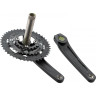 Система SHIMANO ALIVIO, T4060, 170 мм, интегрированный вал, 44/32/22, без защиты, черный