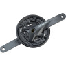 Система SHIMANO ALTUS, M2000, 170 мм, квадрат, 40/30/22T, черной с защитой, с болтами