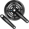 Система SHIMANO ALTUS M311, 170 мм, квадрат, 42/32/22T, с защитой, черный