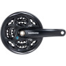 Система SHIMANO ALTUS, M311, 170мм, квадрат, 48/38/28T, черный