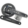 Система SHIMANO ALTUS, M315-2, 175мм, 36/22T, под квадрат, без защиты, черный для 7/8 скоростей
