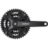 Система SHIMANO ALTUS, MT101, 175 мм, для 3X9 скоростей, квадрат, 40/30/22 черный