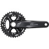 Система SHIMANO DEORE, M4100-2, для 2x10 скоростей, 175мм, интегрированный вал, 36-26T без каретки, для CL:48,8мм