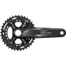 Система SHIMANO DEORE M4100-2, для 2x10ск, 170мм, интегрированный вал, 36-26T без каретки, для CL:48,8мм