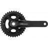Система SHIMANO DEORE, M6000-2, 170 мм, интегрированный вал, 10 скоростей, 36/26T без каретки, черный