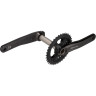 Система SHIMANO DEORE, M6000-2, 170 мм, интегрированный вал, 10 скоростей, 36/26T без каретки CL+3 мм, черный
