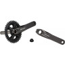 Система SHIMANO DEORE, M6000-2, 170 мм, интегрированный вал, 10 скоростей, 38/28T без каретки, черный