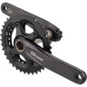 Система SHIMANO DEORE, M6000-2, 175 мм, интегрированный вал, 10 скоростей, 38/28T без каретки, черный