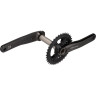 Система SHIMANO DEORE, M6000-2, 175мм, интегрированный вал, 10 скоростей, 34/24T без каретки, черный