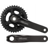 Система SHIMANO DEORE, M6000-2, 175мм, интегрированный вал, 10 скоростей, 34/24T без каретки, черный