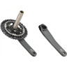 Система SHIMANO DEORE, M6000-3, 175 мм, интегрированный вал, 10 скоростей, 40/30/22T без каретки, черный
