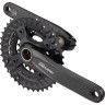 Система SHIMANO DEORE, M6000-3, 175 мм, интегрированный вал, 10 скоростей, 40/30/22T без каретки, черный