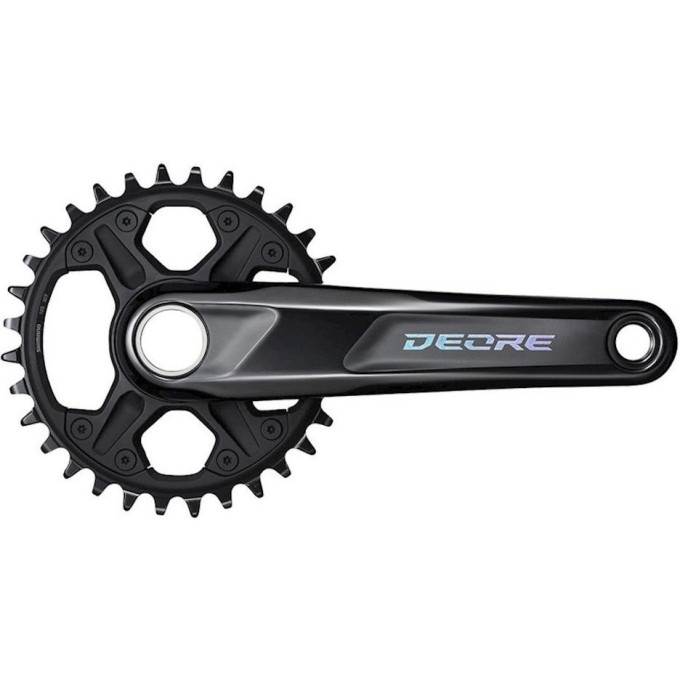 Система SHIMANO DEORE M6100-1, для 1x12 скоростей, 175мм, интегрированный вал, 32T без каретки, для CL:52мм