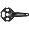 Система SHIMANO DEORE M6100-1, для 1x12 скоростей, 175мм, интегрированный вал, 32T без каретки, для CL:52мм