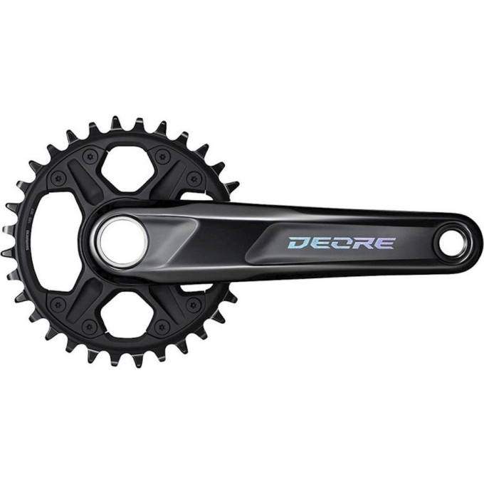 Система SHIMANO DEORE M6130-1, для 1x12 скоростей, 175мм, интегрированный вал, 32T без каретки, для CL:56.5мм